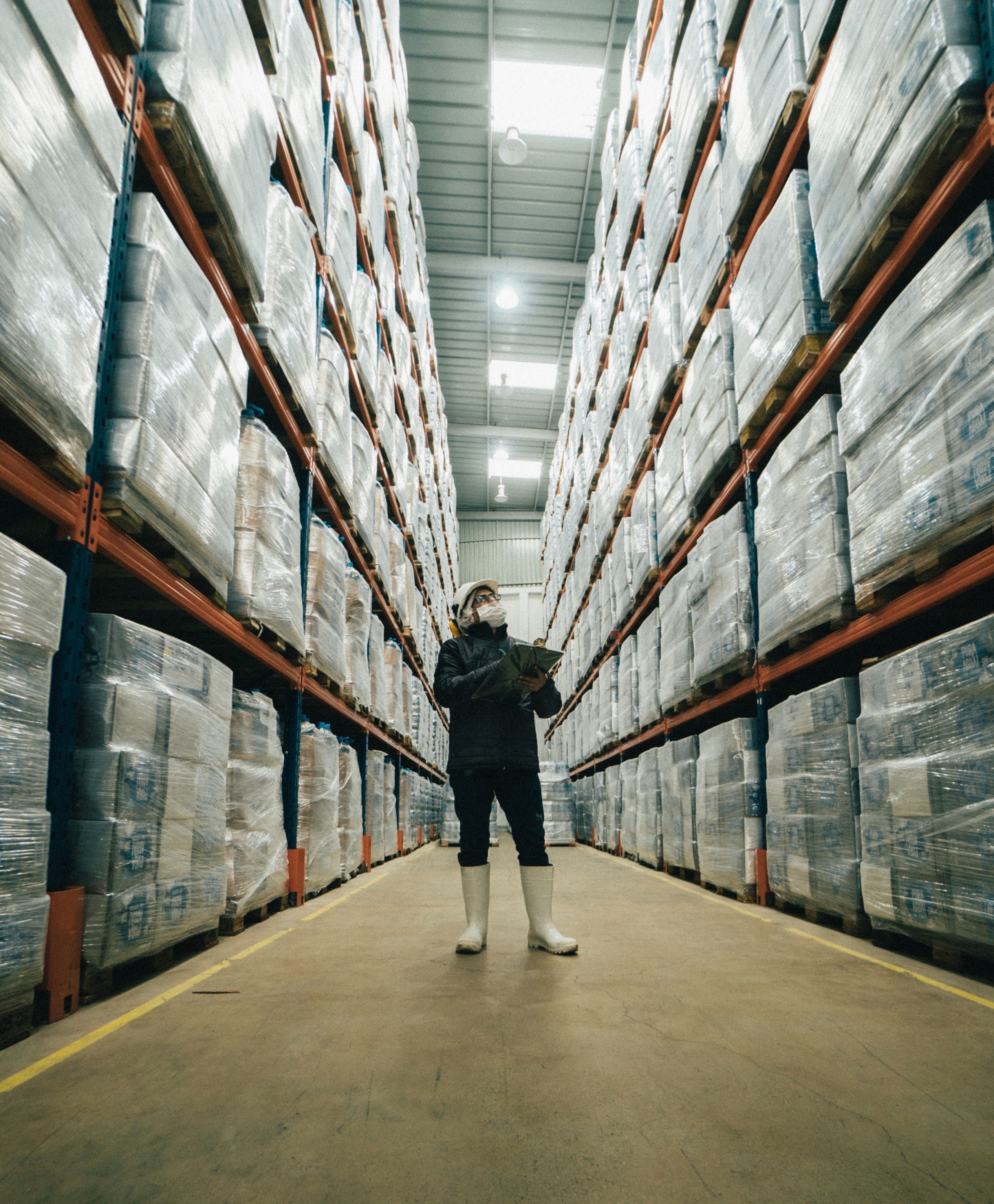 Man Working Warehouse